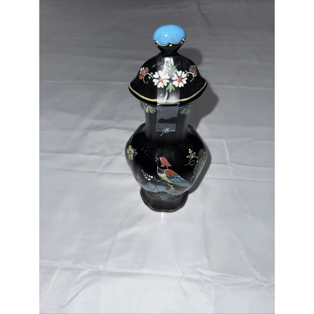 Bundle Royal Delft Holland De Porceleyne Fles Polychrome Hand Painted Vase